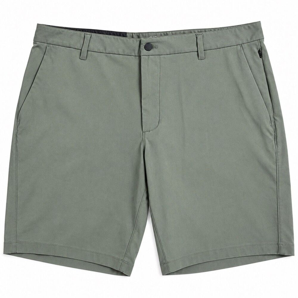 7 Diamonds Infinity Performance 9" Golf Shorts Sage Green Men's 38